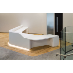 Reliable Quality Reception Desk in Malaysia High End Led Front Counter