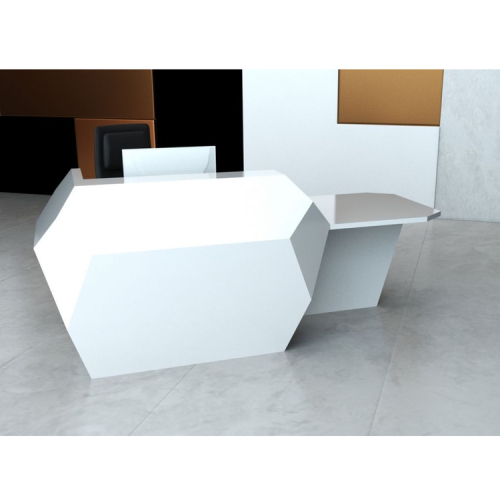 One Person Reception Table Luminous Mini Reception Desk
