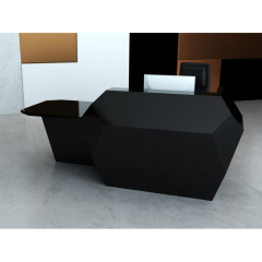 One Person Reception Table Luminous Mini Reception Desk