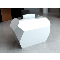 One Person Reception Table Luminous Mini Reception Desk