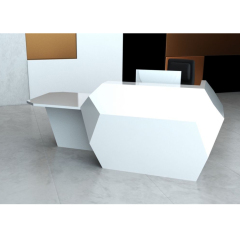 One Person Reception Table Luminous Mini Reception Desk