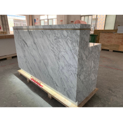 Led Natural Marble Reception Desk Used Standing Reception Counter