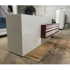 Contemporary Table Hot Selling Reception Desk with Drawers
