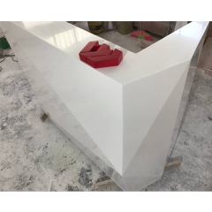 Easy to Assembly Small Corian Reception Desk Hot Products