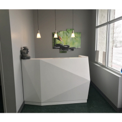 Easy to Assembly Small Corian Reception Desk Hot Products