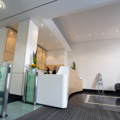 Special Design Spa Furniture Modern Reception Desk Cash Table