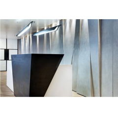 White and Blue Decorative Table Modern Supermarket Reception Service Desk