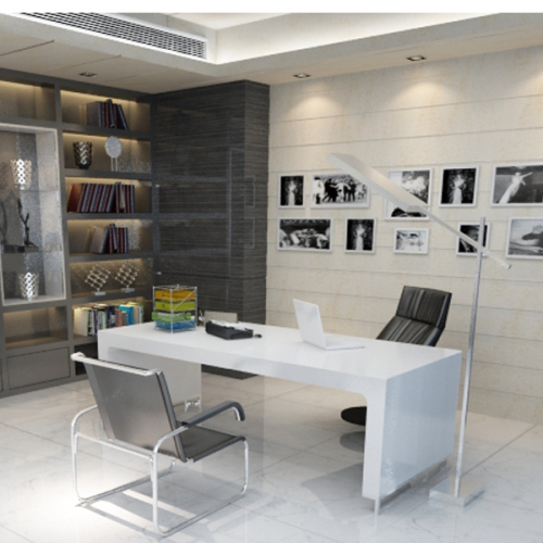 White Color Luxury Office Desk Executive Modern Office Table