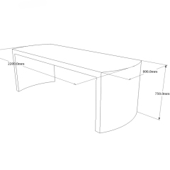 Director Manager Ceo Boss Office Furniture Table Set Executive Office Desk