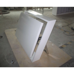 Collapsible Commercial Furniture Solid Surface Office Desk White