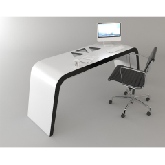 White and Grey Office Furniture Set Modern Office Desk Tables
