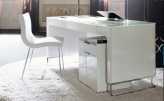 White Color Luxury Office Desk Executive Modern Office Table