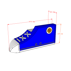 Shoe Shape Design Palace Style Reception Desk Waiting Counter