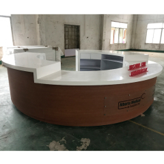Round Desks Salon Counter Beauty Office Modern Restaurant Reception Desk
