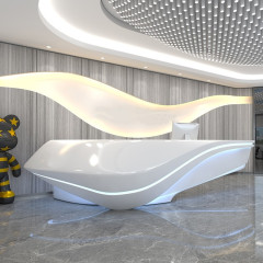 Restaurant Checkout Counters Modern Welcome Front Reception Desk