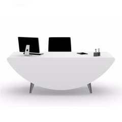 American Style Marble Top Office Desk Simple Design Boss Table Furniture