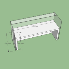 Glass Pattern White Marble Service Counter Led Reception Desk Suppliers