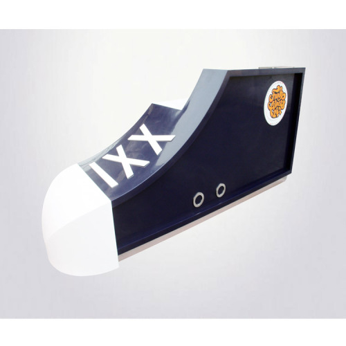 Shoe Shape Design Palace Style Reception Desk Waiting Counter
