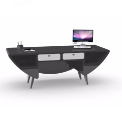 American Style Marble Top Office Desk Simple Design Boss Table Furniture