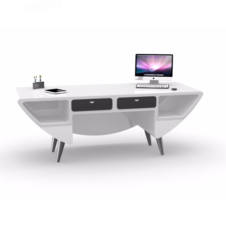 American Style Marble Top Office Desk Simple Design Boss Table Furniture