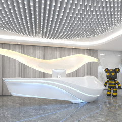 Restaurant Checkout Counters Modern Welcome Front Reception Desk