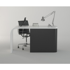 Factory Custom Modern Office Furniture Clear Acrylic Computer Desk