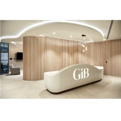 Hot Sale Cheap Factory Reception Desk Beauty Salon With Logo