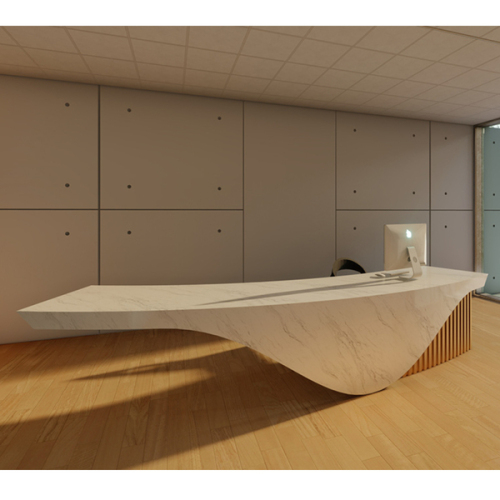 Custom Modern Furniture Office Reception Counter Table Front Desk