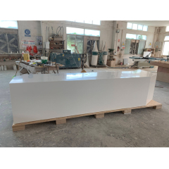 Simple Design Various Kinds Long Reception Desk Staff Work Table
