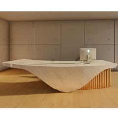 Custom Modern Furniture Office Reception Counter Table Front Desk