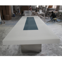Modern Style Office Stone Conference Table Meeting Room Table Customized