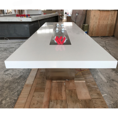 Factory Wholesale 12 Feet Long Conference Table with Power Sockets