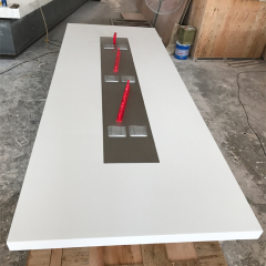 Factory Wholesale 12 Feet Long Conference Table with Power Sockets
