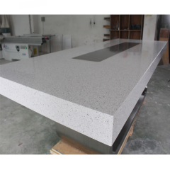 Quartz Stone Conference Table Microphone Folding Design Meeting Table