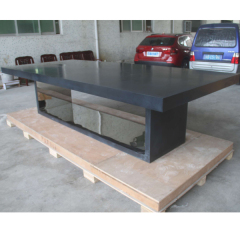 Luxury Black Office Furniture Meeting Room Boardroom Conference Table