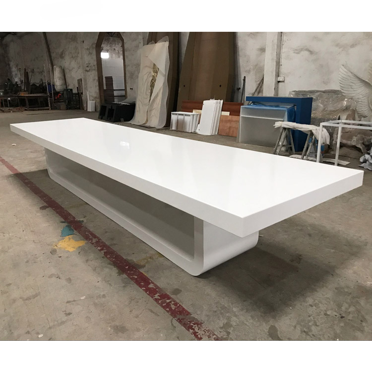Ikea Conference Table Pure White Color 20 Person Boardroom Table