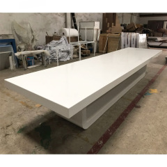 Ikea Conference Table Pure White Color 20 Person Boardroom Table