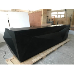 Black Light Up Bar Table Drink Wine Bar Counter Design with Machines
