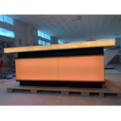 U Shape Led Bar Counter Indoor Bar Serving Led Bar Table
