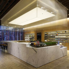Commercial Event Furniture Modern Design Marble Stone Bar Counter