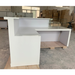 Restaurant Commercial L Led Light Glass Cabinet Bar Counter for Sale