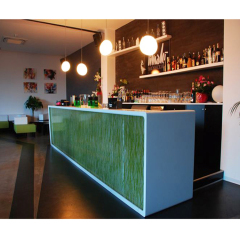 Slad Food Glass Bar Manufacturer Led Bar Counter with Strong Quality