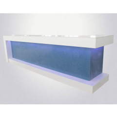 Industrial Vintage Restaurant Corian Slab Desk Table Bar Counter