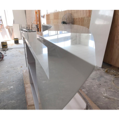 Luminous Cocktail Bar Table Corian Solid Surface Boat Bar Counters