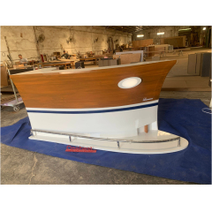 Simple Style Commercial Restaurant Furniture Boat Bar Counter Table