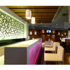 Coffee Shop LED Bar Counter Refrigerator Worktop Chiller Bar Counter