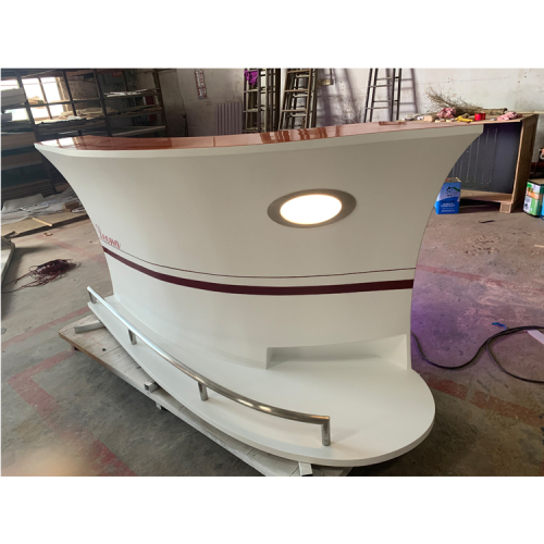 Custom Bar Club Decoration Project Antique White Led Boat Bar Counters