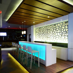 Coffee Shop LED Bar Counter Refrigerator Worktop Chiller Bar Counter