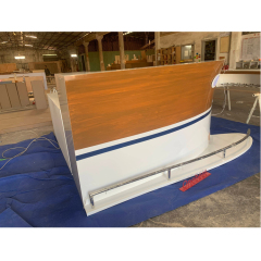 Simple Style Commercial Restaurant Furniture Boat Bar Counter Table