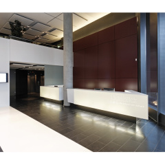 Loft Style Design Bill Reception Desk Translucent Stone Bar Reception Counter